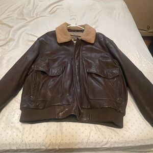 Madison Creek Men’s Collection Brown Genuine Leather-Size 2XL - Rare